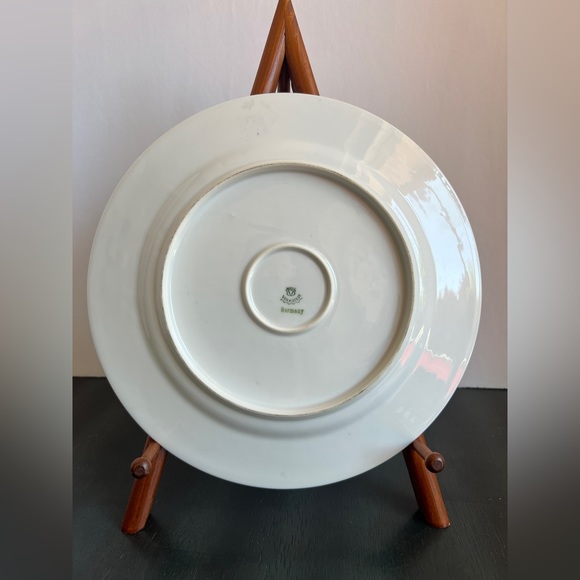 Volkstedt Porcelain 11” Handpainted Plate Made In Germany. - Picture 7 of 7